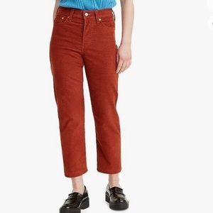 Levi’s wedgie straight ankle jeans corduroy 27